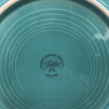 Load image into Gallery viewer, Fiestaware Turquoise Dinner Plate Fiesta 10 1/2” USA HLC
