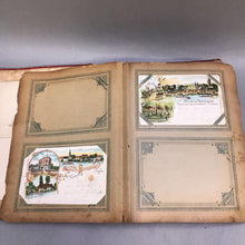 Load image into Gallery viewer, Antique Post Card Album, ~150 Cards, German (11x8)