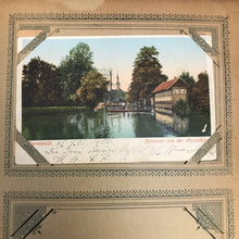 Load image into Gallery viewer, Antique Post Card Album, ~150 Cards, German (11x8)