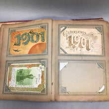Load image into Gallery viewer, Antique Post Card Album, ~150 Cards, German (11x8)