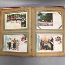 Load image into Gallery viewer, Antique Post Card Album, ~150 Cards, German (11x8)