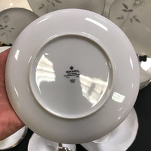 Load image into Gallery viewer, Mikasa 'Carla' China Set; White w/ Gray Roses - 75pc