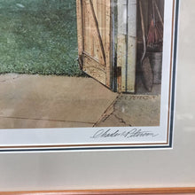 Load image into Gallery viewer, Charles Peterson Signed & Framed Print, "One on One", Basketball Match w/ Figures From the Past (30x35.5)