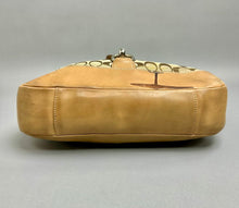 Load image into Gallery viewer, Coach Hamptons Hobo Signature Logo Canvas Leather Trim Purse As-Is (12x14x3")