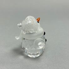 Load image into Gallery viewer, Swarovski Crystal Small Snowman Figurine (~2 1/4") (As-Is)