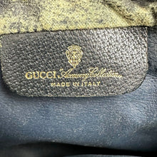 Load image into Gallery viewer, Vintage Gucci Ophidia 1980s Navy Monogram Canvas Crossbody Bag Purse (7x9x3")