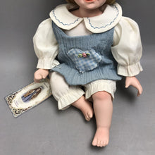 Load image into Gallery viewer, Victoria Rosewood Blonde Porcelain/Cloth Girl Doll (~16")
