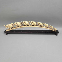Load image into Gallery viewer, March of the Elephants - Elephants on Bridge Figurine (5.5x20.5x2) (As-Is - Front Trunk Repaired)