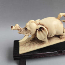 Load image into Gallery viewer, March of the Elephants - Elephants on Bridge Figurine (5.5x20.5x2) (As-Is - Front Trunk Repaired)