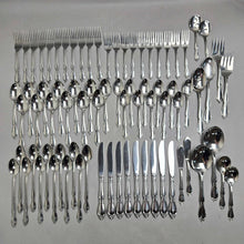 Load image into Gallery viewer, Oneida Community Stainless Steel Flatware Set - Chantelaine (85pc)