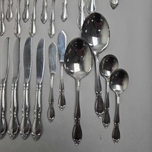 Load image into Gallery viewer, Oneida Community Stainless Steel Flatware Set - Chantelaine (85pc)