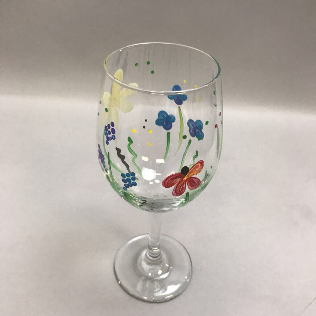 Hanh Gallery Marble Painted Stemless Wine Glass, The Estella Series, 14oz  Glass Painted with Acrylic Paint - Hanh Gallery