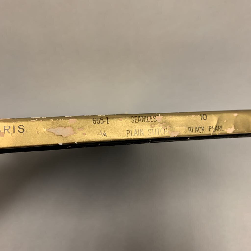 Vintage Enzel of Paris Stockings Black sz 10 Main Street Estate Sales