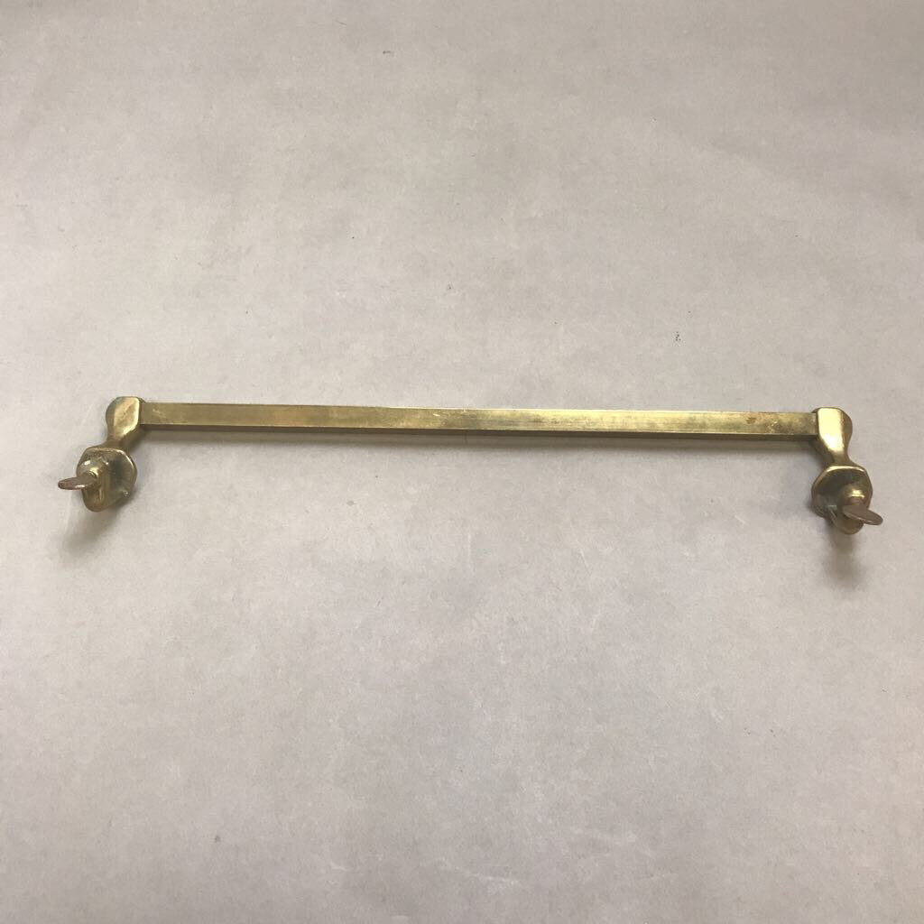 Vintage Brass Towel Bar with Clamps (14) – Main Street Estate Sales