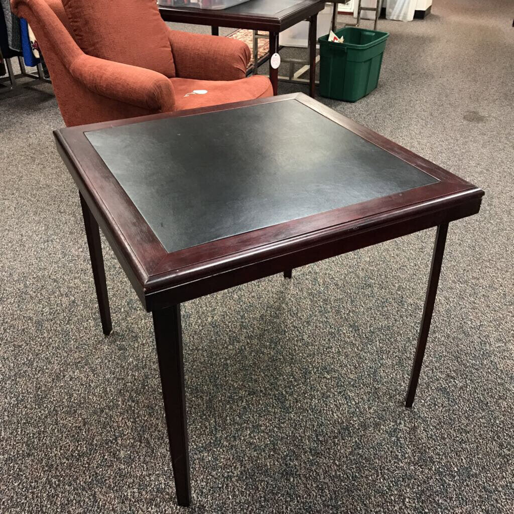 Wood Folding Card Table (30x32x32) – Main Street Estate Sales