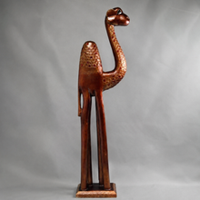 Load image into Gallery viewer, Wooden Camel Sculpture (4')
