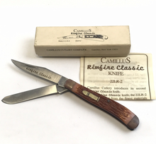 Load image into Gallery viewer, Camillus Rimfire Classic #22LR-2 Folding Knife Pocket Knife + Box Paper 1993 NOS
