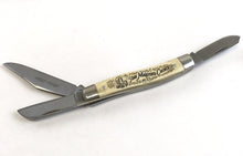 Load image into Gallery viewer, Vintage Snap On 60th Anniversary 3 Blade Pocket Knife + Case, Coin 1920-1980 NOS
