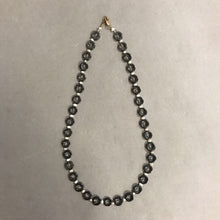 Load image into Gallery viewer, Hematite Freshwater Pearl Bead Necklace w/ 14/20 Gold Filled Clasp
