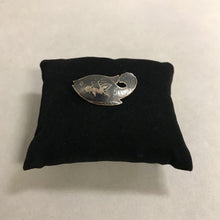 Load image into Gallery viewer, Siamese Sterling Fish Pin w/ Pendant Loop
