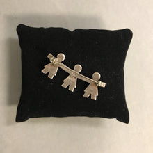 Load image into Gallery viewer, Sterling 3 Girls Pin Signed
