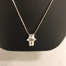 Load image into Gallery viewer, Sterling Modern CZ Pendant w/ Chain
