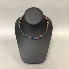 Load image into Gallery viewer, Multicolor Glass Bead Leather Choker
