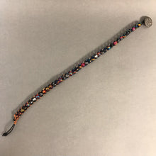 Load image into Gallery viewer, Multicolor Glass Bead Leather Choker
