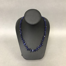 Load image into Gallery viewer, Lapis Chunk Seed Bead Necklace
