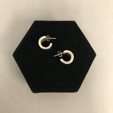 Load image into Gallery viewer, Sterling Thick Huggie Hoop Earrings
