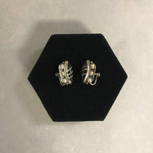 Load image into Gallery viewer, Sterling Onyx Screw Earrings
