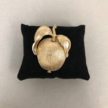 Load image into Gallery viewer, VIntage Goldtone Apple Pin &amp; Clip Earrings Set
