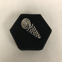 Load image into Gallery viewer, Handmade Sterling Wire Coil Pin
