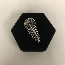 Load image into Gallery viewer, Handmade Sterling Wire Coil Pin
