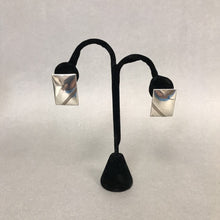 Load image into Gallery viewer, Sterling Rectangle Stud Earrings
