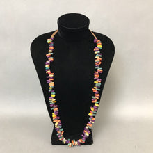 Load image into Gallery viewer, Mulitcolor Dyed Corn Suede Necklace
