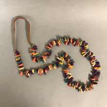 Load image into Gallery viewer, Mulitcolor Dyed Corn Suede Necklace
