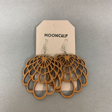 Load image into Gallery viewer, Mooncalf Handmade Lasercut Wood Earrings
