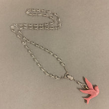 Load image into Gallery viewer, Mooncalf Handmade Pink Resin Sparrow Rosary Chain
