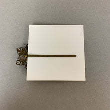 Load image into Gallery viewer, Mooncalf Handmade Brass Filigree Resin Flower Hair Pin
