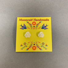 Load image into Gallery viewer, Mooncalf Handmade Resin Flower Stud Earrings
