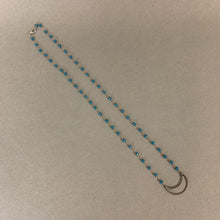 Load image into Gallery viewer, Mooncalf Beaded Chain Crescent Moon Necklace
