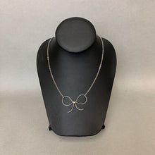 Load image into Gallery viewer, Mooncalf Handmade Sterling Bow on Stainless Chain Necklace
