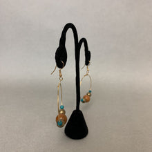 Load image into Gallery viewer, Mooncalf Handmade Beaded Hoop Earrings
