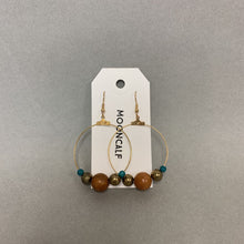 Load image into Gallery viewer, Mooncalf Handmade Beaded Hoop Earrings
