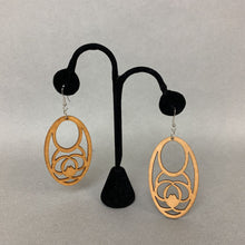 Load image into Gallery viewer, Mooncalf Handmade Lasercut Wood Earrings

