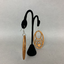 Load image into Gallery viewer, Mooncalf Handmade Lasercut Wood Earrings
