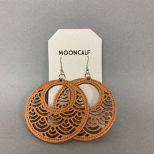 Load image into Gallery viewer, Mooncalf Handmade Lasercut Wood Earrings
