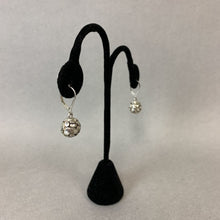 Load image into Gallery viewer, Modern Sterling Ball Lever Back Earrings
