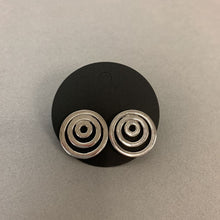 Load image into Gallery viewer, Sterling Concentric Circles Stud Earrings
